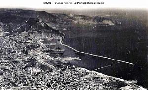 Oran - Vue aerienne - Port et Mers-el-Kebir